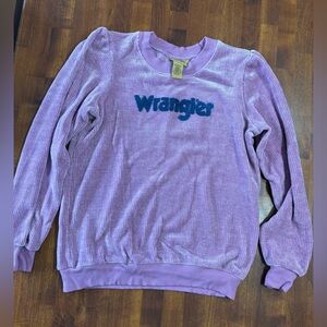 Wrangler Purple Corduroy Sweatshirt XL